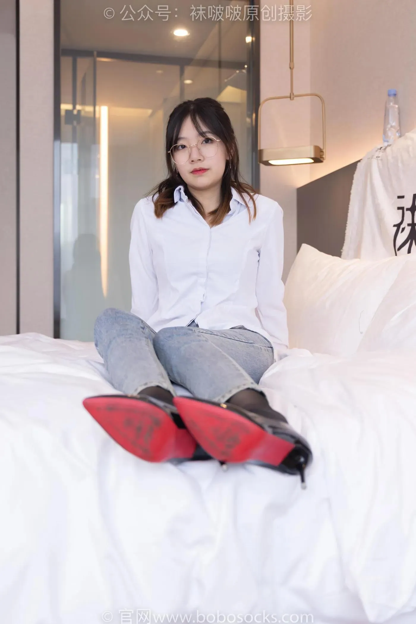 [BoBoSocks袜啵啵]NO.181 小甜豆-高跟鞋、黑丝、裤里丝 [134P]插图7